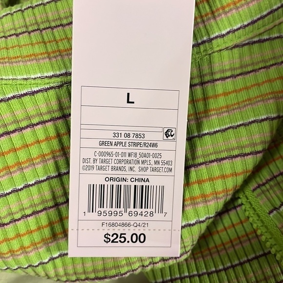 WILD Fable Women’s Multicolor Striped Sleeveless Shirt Dress - Picture 6 of 8